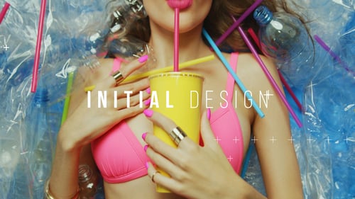 Fast Paced Geometric Opener with Minimalist Glitch Effects