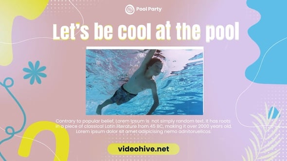 Swimming Pool Promo, Openers ft. event promo & event promo vertical ...