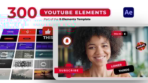 Modern YouTube Elements Pack for Channel Branding
