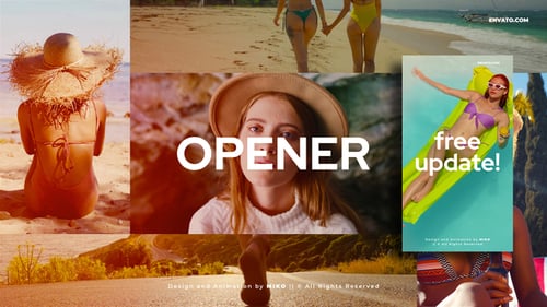 Dynamic Multi-Frame Opener with Fast Text Reveals for Lifestyle Promo