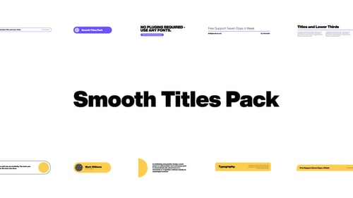 Smooth Titles for Davinci Resolve