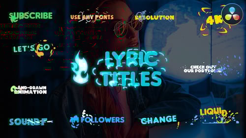 Títulos con letras | DaVinci Resolve