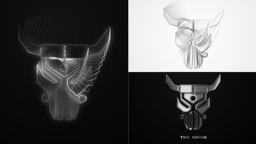 Wireframe Logo Elegant