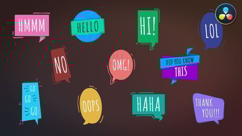 Dynamic Animated Speech Bubbles with Fluid Transitions and Hand-Drawn Text