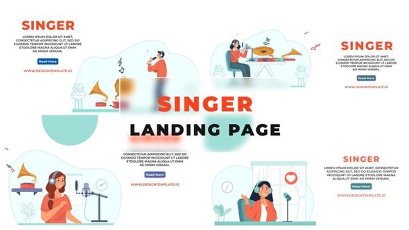 Singer Templates - Editable Video Templates - Envato
