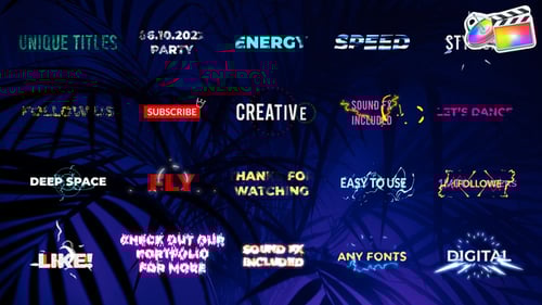 Cartoon Unique Titles | FCPX