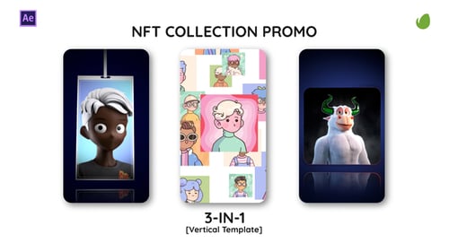 Dynamic NFT Avatar Collection Promo Display