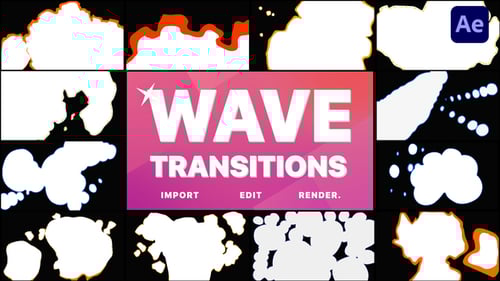 Wave Transitions | After Effects