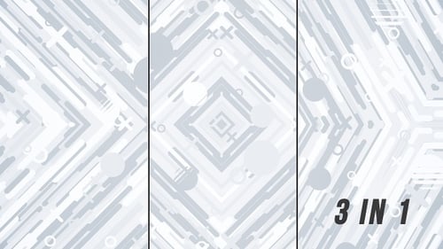 Abstract Geometric Background Animation Loop Pack