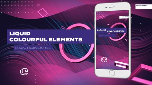 Liquid and Colourful Elements Stories