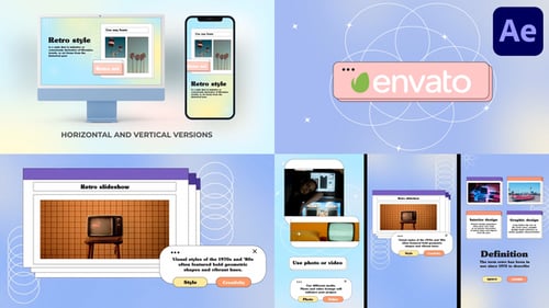 Retro Slideshow for After Effects
