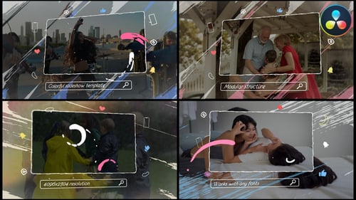 Scribble Slideshow | DaVinci Resolve