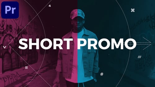 Dynamic Promo Opener with Bold Titles and Geometric Overlays