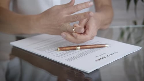 Decisión de divorcio.