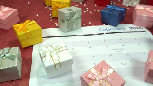 Colorful Wrapped Gifts for Anniversaries or Birthdays