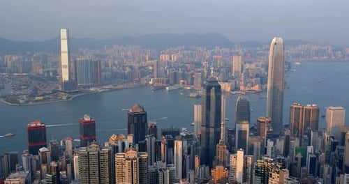 Hong Kong city landmark