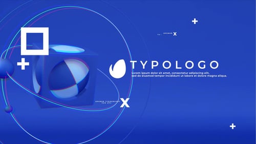 Objet Abstrait 3D Intro V 2.0