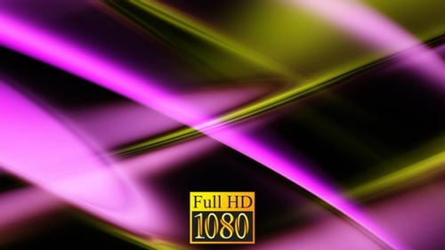 Dynamic Flowing Abstract Purple and Green Light Background