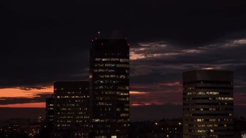 Dramatic Clouds Over Los Angeles