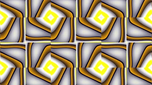 Animated Oranges Colorful Geometric Square Digital Gradient Background