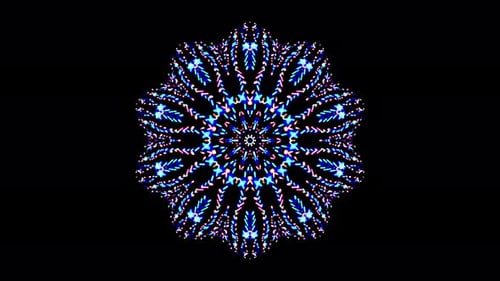 Bright abstract light governing full color, kaleidoscope