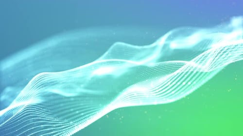 4K abstrakter Wellen-Hintergrund - Loopable