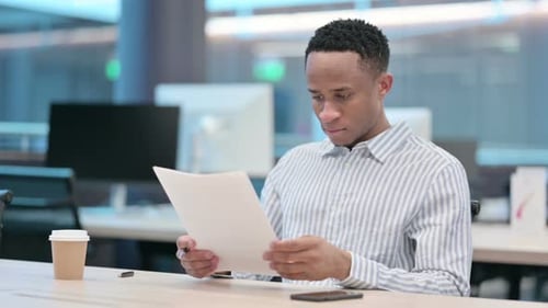 Man Reacts to Good News with Excitement