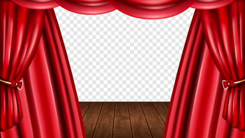 Eröffnungsbühne des Roten Vorhangs mit Alpha