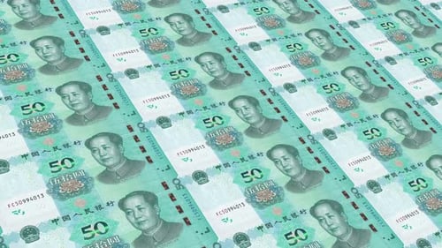 China Money / 50 Chinese Yuan 4K