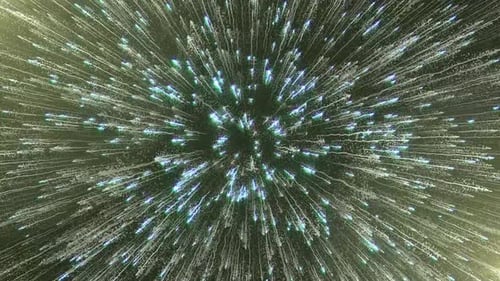 Dynamic Glowing Particle Burst Background for Celebrations