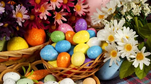 Colorful Traditional Celebration Easter Paschal Eggs 16