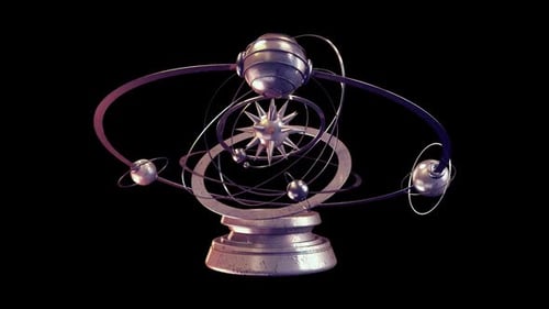 Animierter Kelch in der Form des Universums