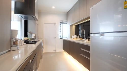 Sleek Modern Kitchen Interior With Clean Design