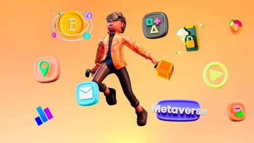 Metaverse Virtual Reality Experience 4K