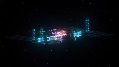 Nasa Iss Station In Outter Space V1 Hd