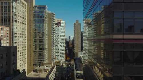 Control deslizante de edificios altos en la ciudad