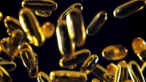 Vitamin Omega 3 Rises Up and Falls Down