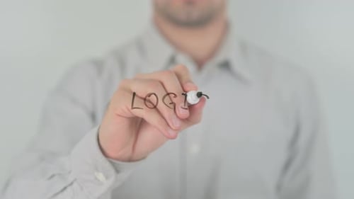 Logic Writing on Screen with Hand