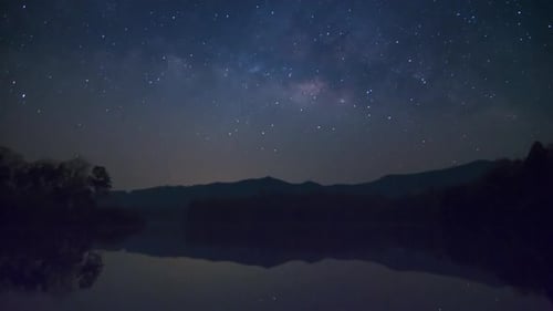 Milky Way Galaxy Time Lapse.