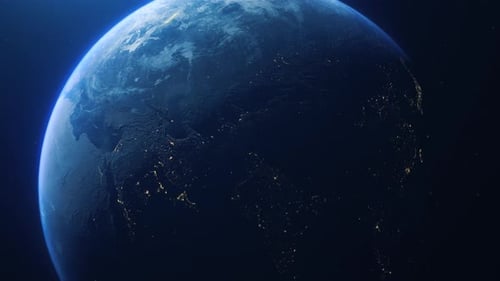 Earh Zoom In Space To Sweden Country Alpha Output