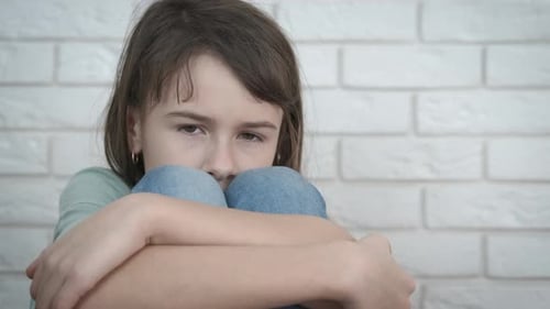 Depressed child.
