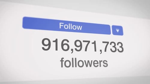 Social Media Followers Counter Bar
