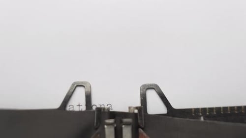 National Poetry Day Typed Words on a Vintage Typewriter Intro