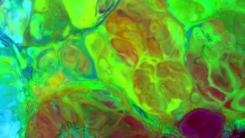 Psychedelic Galactic Paint Texture Background