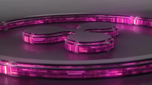 Futuristic 3D Spinning Logo Reveal Opener