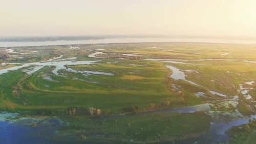 Aerial View Beautiful Landscape