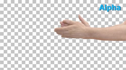 Handgesten applaudiert