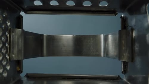 Inside Grater Extreme Macro Footage Camera Slowly Moves Back Dolly Nothing is Cut or Chopped on