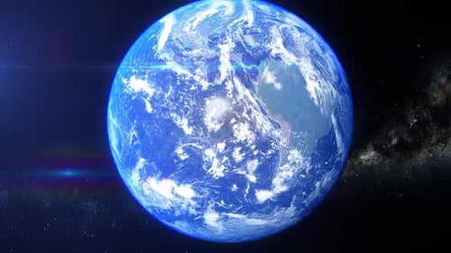 Realistic Earth Zoom Korea