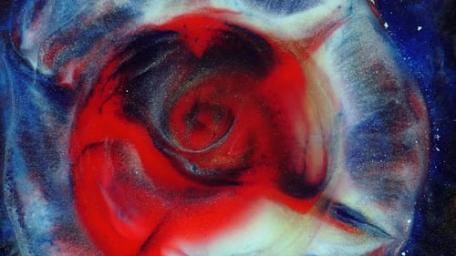 Colorful Abstract Texture of Liquid Marble Liquid Art